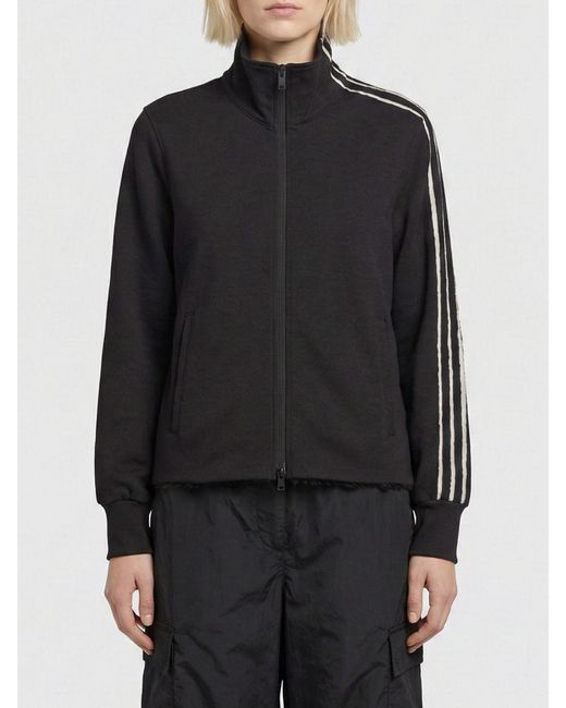 Y-3 Black Sport Uniform Raw Cut Technical Fabric Sweatshirt