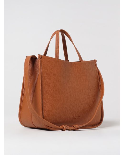 Borsa A Mano Con Monogramma di Liu Jo in Brown