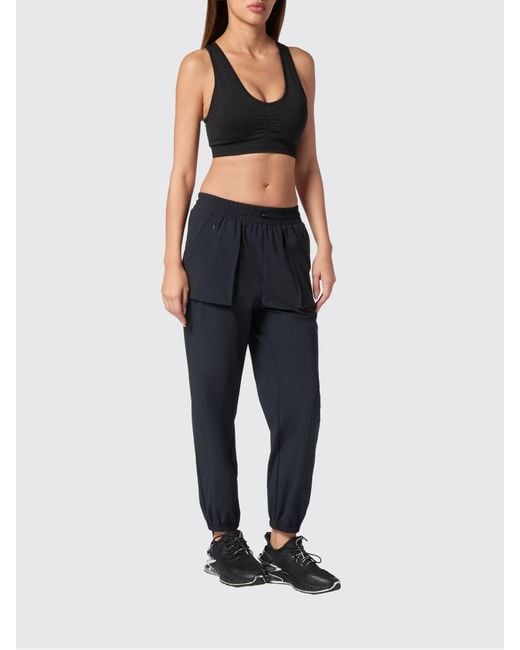 Philipp Plein Blue Technical Stretch Fabric Jogging Pants