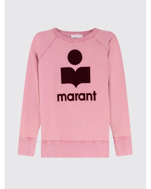 Isabel Marant Pink Crew-Neck Sweatshirt