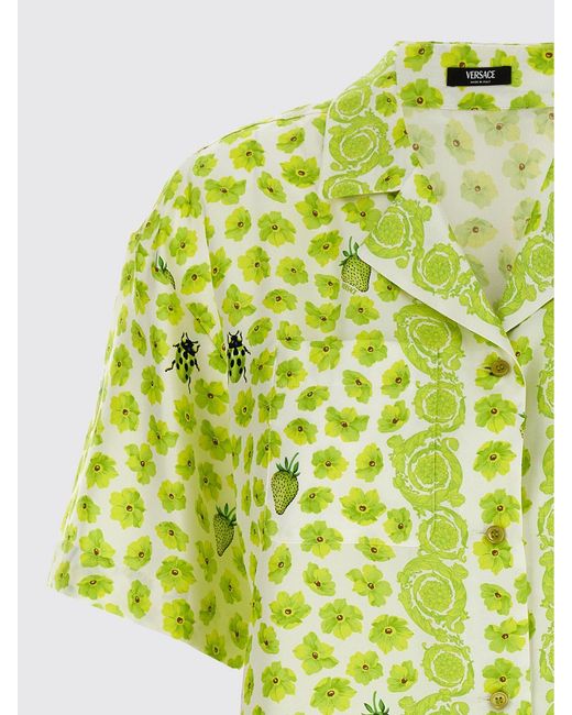 Camisa Mujer Versace de color Yellow