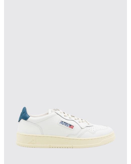 Autry White Medalist Low Sneakers for men