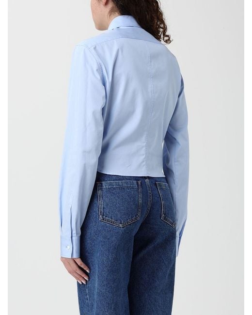 DSquared² Blue Cotton Shirt
