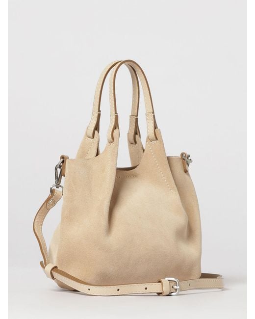 Gianni Chiarini Natural Dua Suede Bag