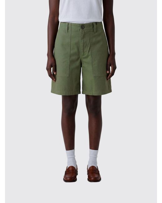 Filson Green Cotton Shorts