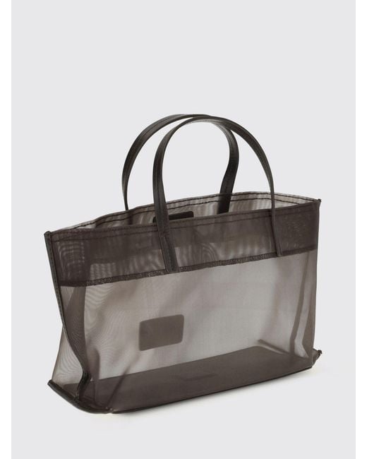 Staud Gray Christos Mini Mesh Nylon Bag