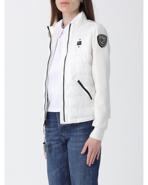 Blauer Blue Padded Down Jacket With Zip