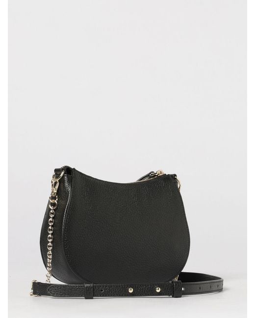 Coccinelle Gray C-Easy Grained Leather Bag