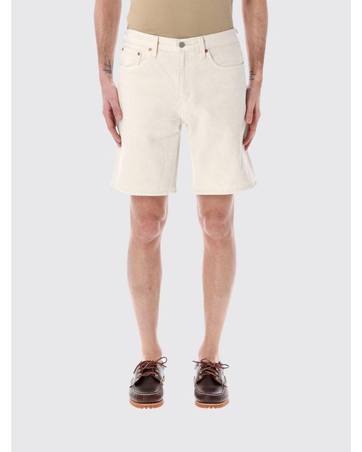 Levi's Natural Cotton Denim Shorts for men