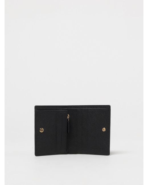 Ralph Lauren White Saffiano Leather Wallet