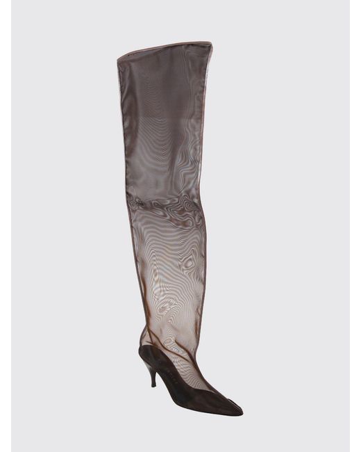 Herbert Levine Brown Mesh Nylon Boot