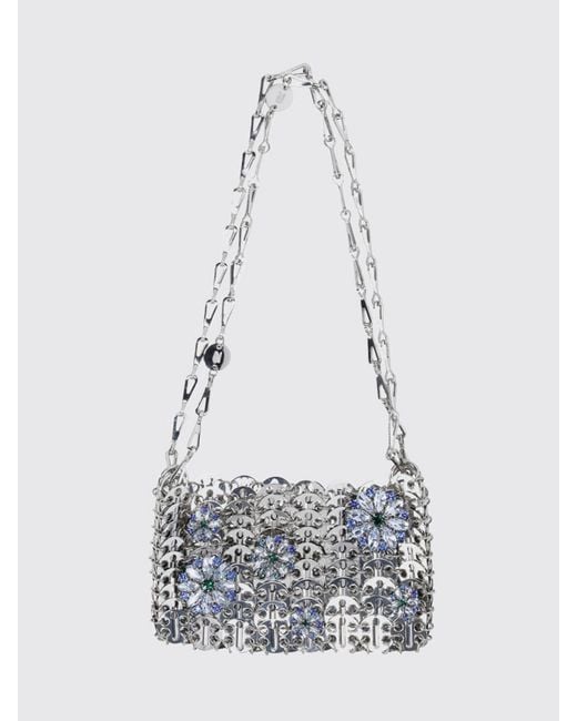 Rabanne White 1969 Mini Shoulder Bag