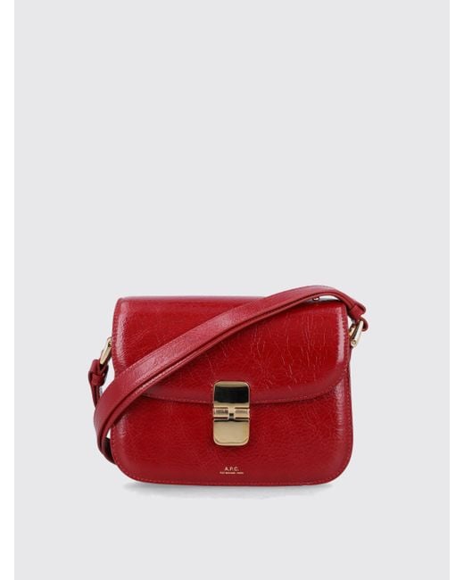 A.P.C. Red Handtasche Damen