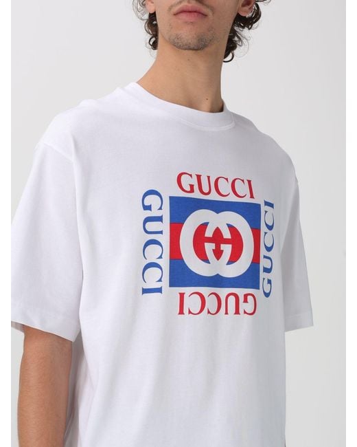 Gucci White T-Shirt for men