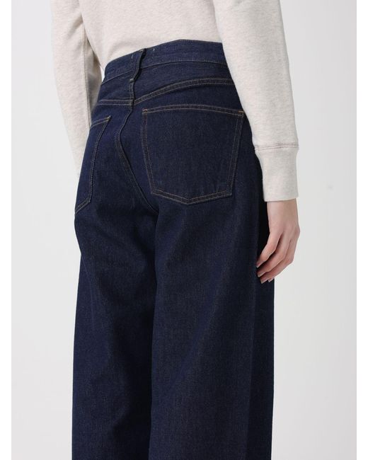 Jeans Straight De Denim De Algodón Agolde de color Blue