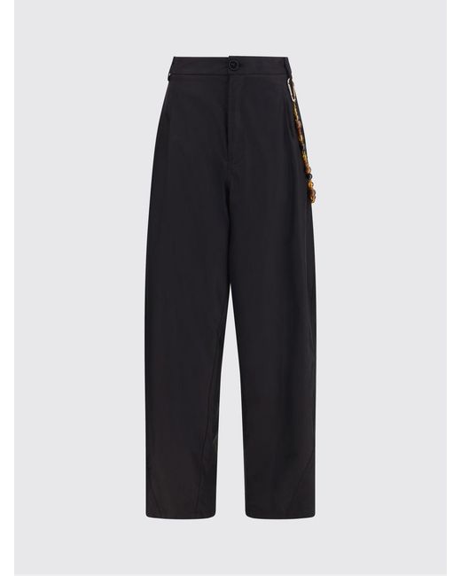 DARKPARK Black Phebe Wide Leg Cotton Trousers