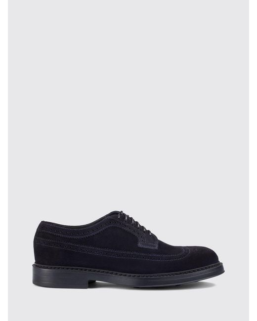 Doucal's Blue Brogue Shoes for men