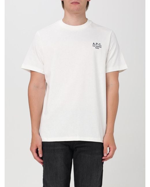 A.P.C. White T-shirt for men