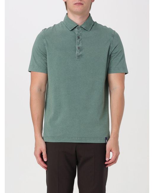 Drumohr Green Polo Shirt for men