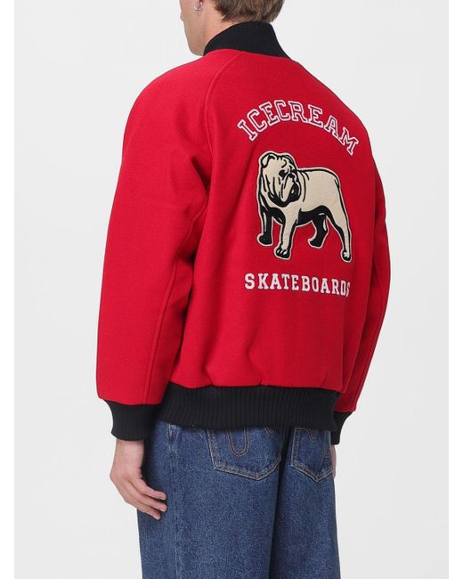 ICECREAM Red Jacket for men