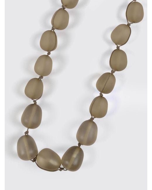 Emporio Armani White Resin Necklace
