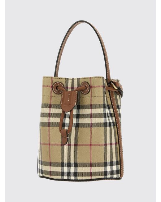 Burberry White Shoulder Bag