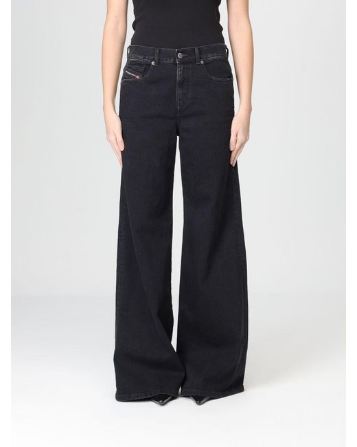 DIESEL Blue D-Akemi Palazzo Stretch Denim Jeans
