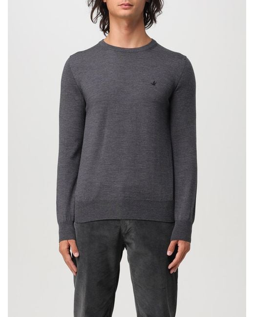 Brooksfield Gray Sweater for men