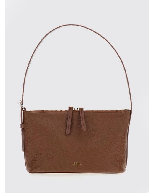 A.P.C. Brown Shoulder Bag