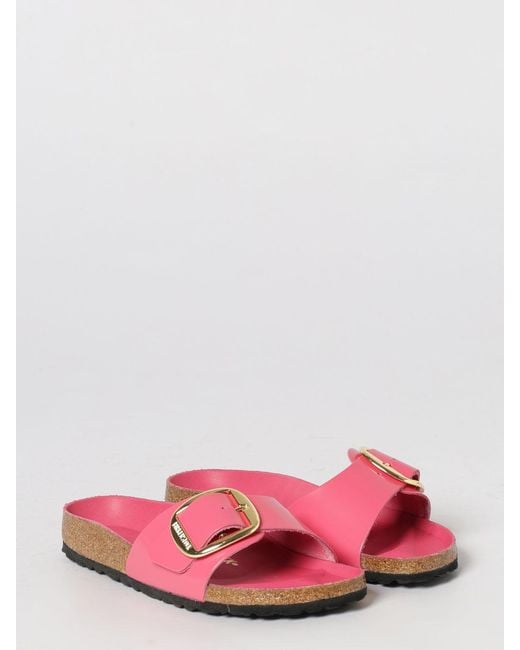 Birkenstock Pink Madrid Big Buckle Sandals