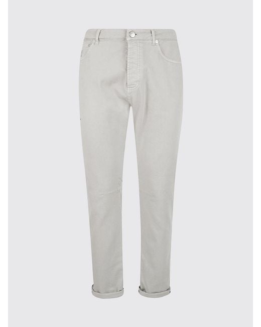 Brunello Cucinelli Natural Slim Fit Jeans for men