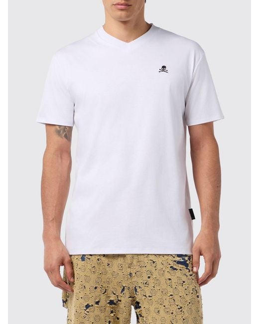 Philipp Plein White T-Shirt for men