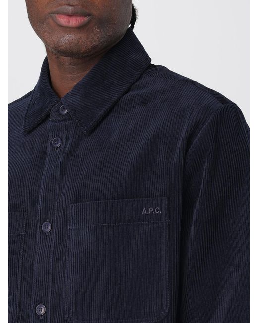 A.P.C. Blue Shirt for men