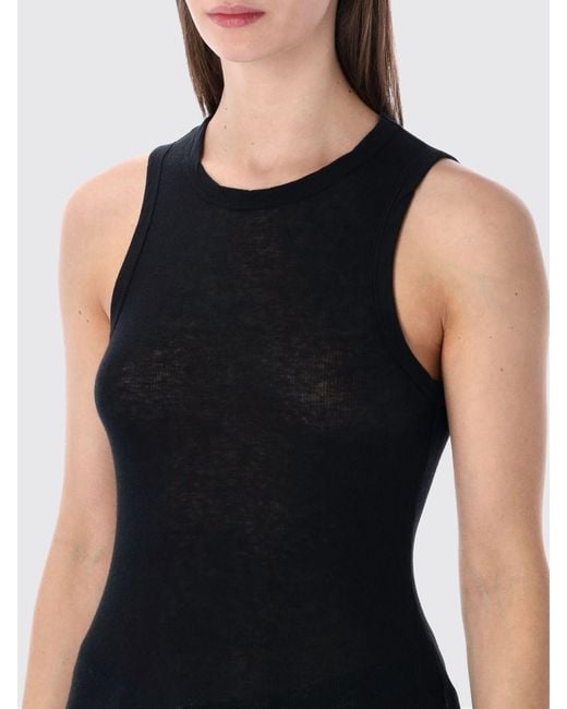 James Perse Black Slim Fit Off-The-Shoulder Cotton And Cashmere Top