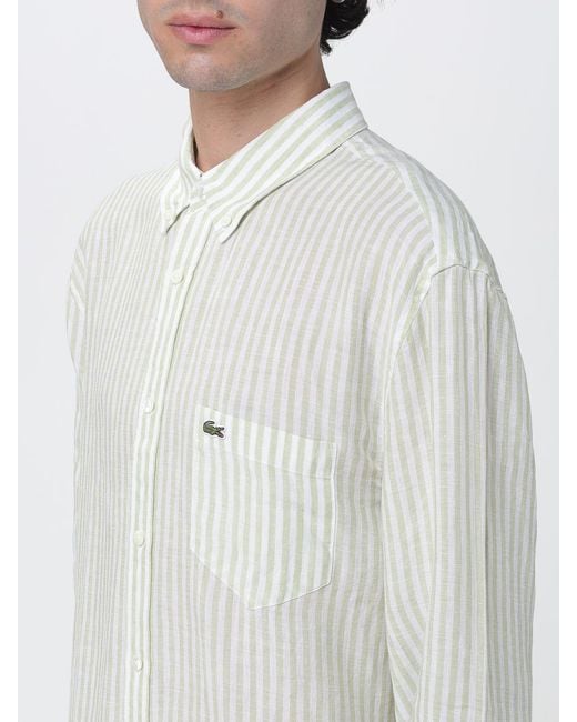 Camicia di Lacoste in White da Uomo