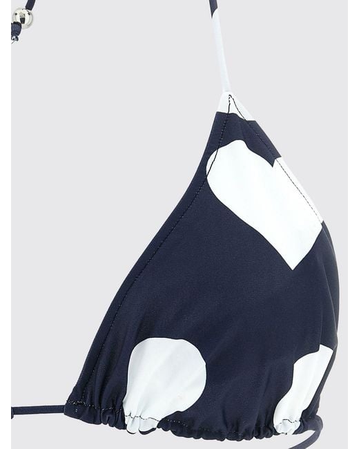 Jacquemus White Triangle Bikini Top