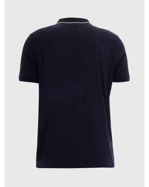 Paul & Shark Blue Paul &Amp Shark Cotton And Silk Polo Shirt for men