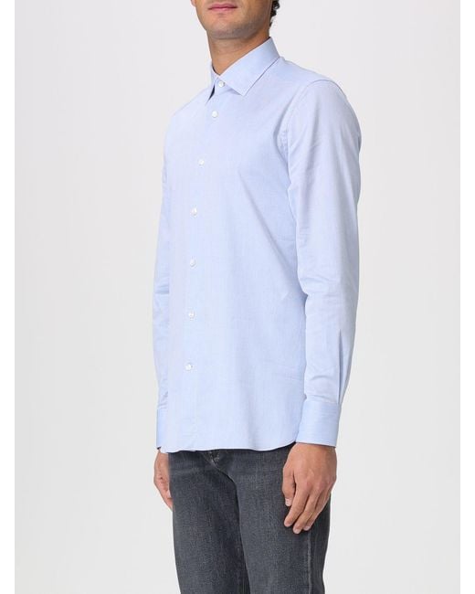 Zegna Blue Shirt for men