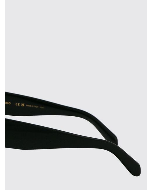 Ferragamo Gray Acetate Sunglasses