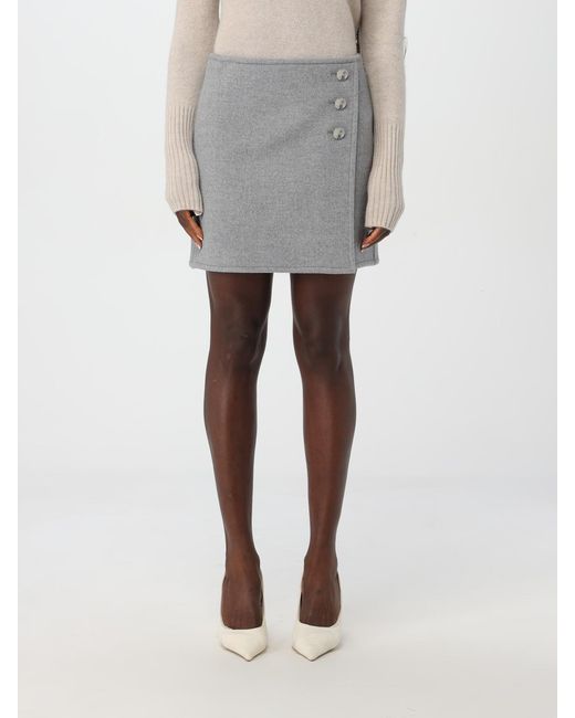 Tory Burch Gray Short Skirts