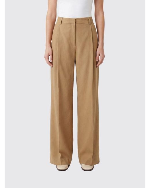Tela Natural Wide Twill Trousers
