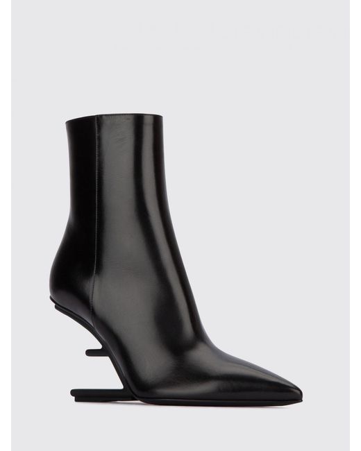 Fendi Black First Leather Sneakers By