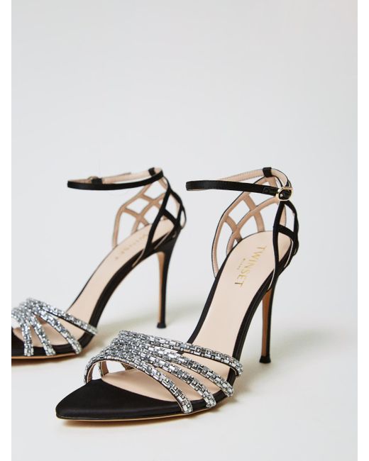 Twinset White Flat Sandals