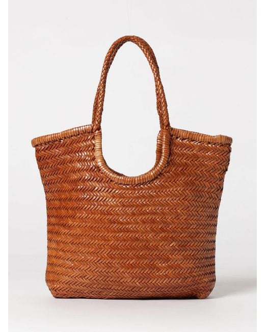 Dragon Diffusion Brown Ns Diagonal Triple Jump Woven Leather Bag