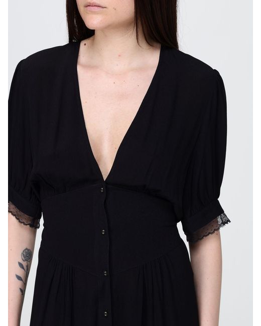 Twinset Blue Viscose Midi Dress