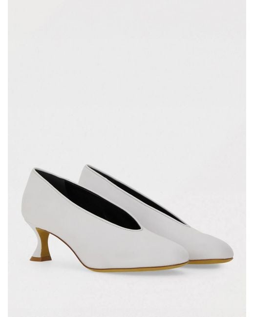 Moschino Couture Natural Court Shoes