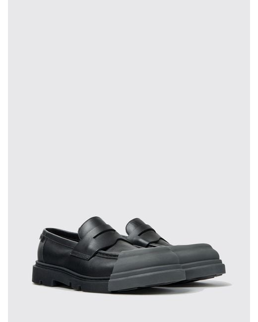 Camper White Bicolor Junction Loafers