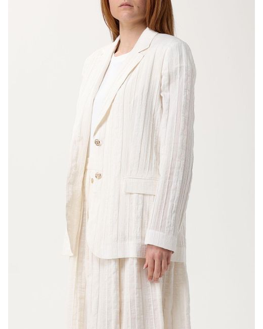 Veste Femme Twinset en coloris White