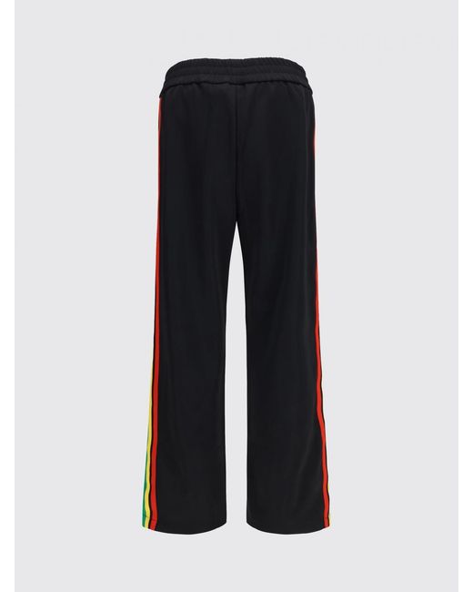 Palm Angels Blue Technical Fabric Jogging Trousers for men
