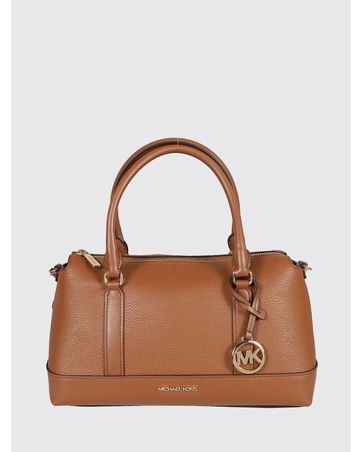 Michael Kors Brown Andie Grained Leather Bag